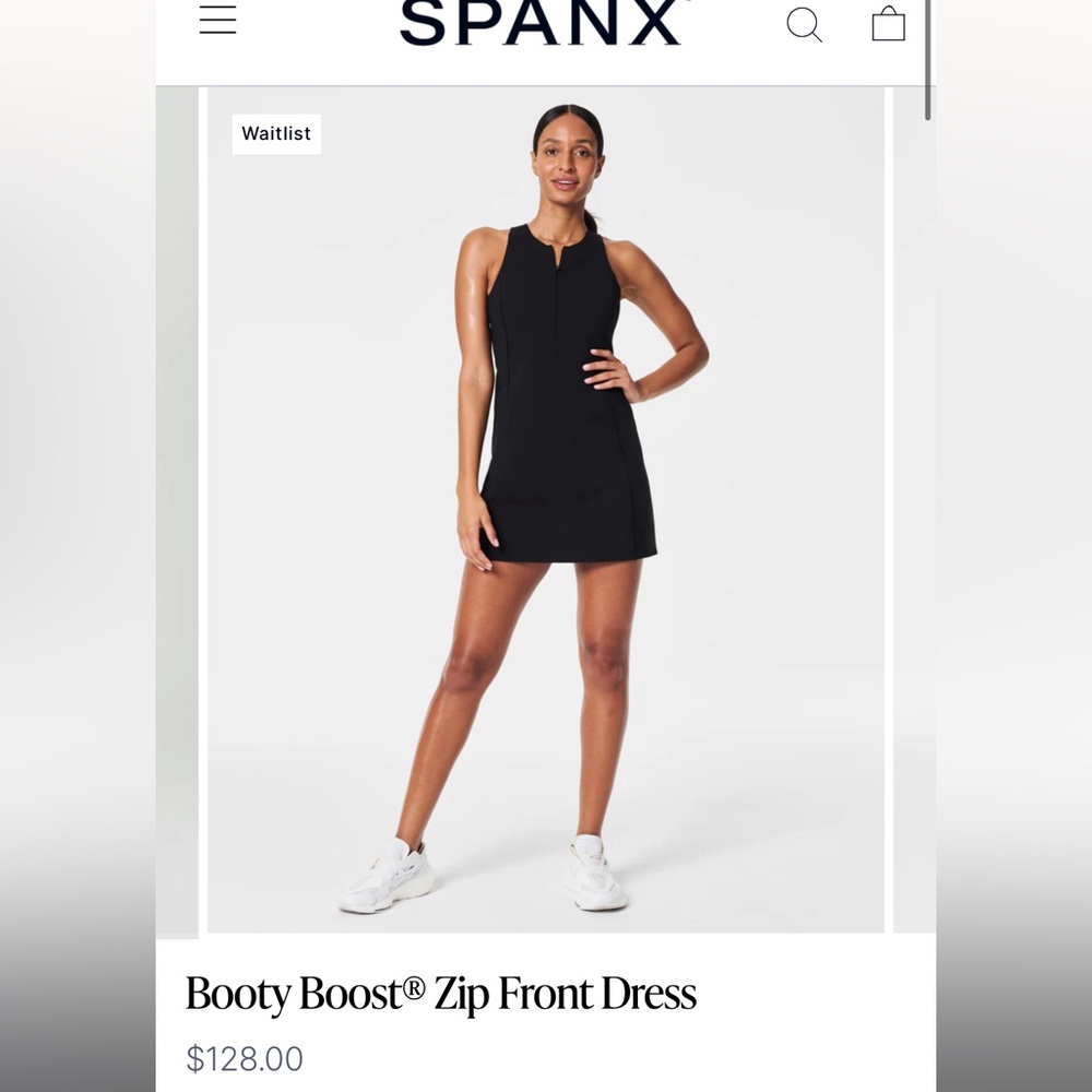 SPANX zip front booty boost dress